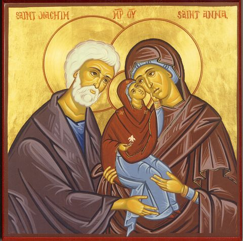 Holy Grandparents Christ Theotokos